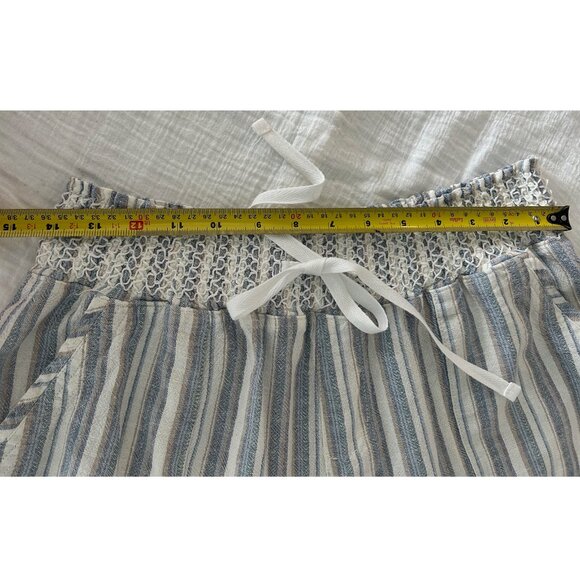 Rewash Strip Linen Casual Pants Sz L - Picture 8 of 8